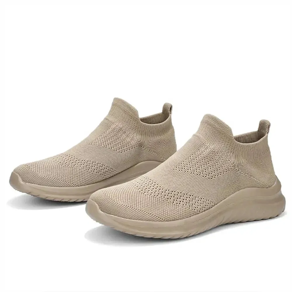 Niels - Comfortabele Taupe Slip-On Sneakers
