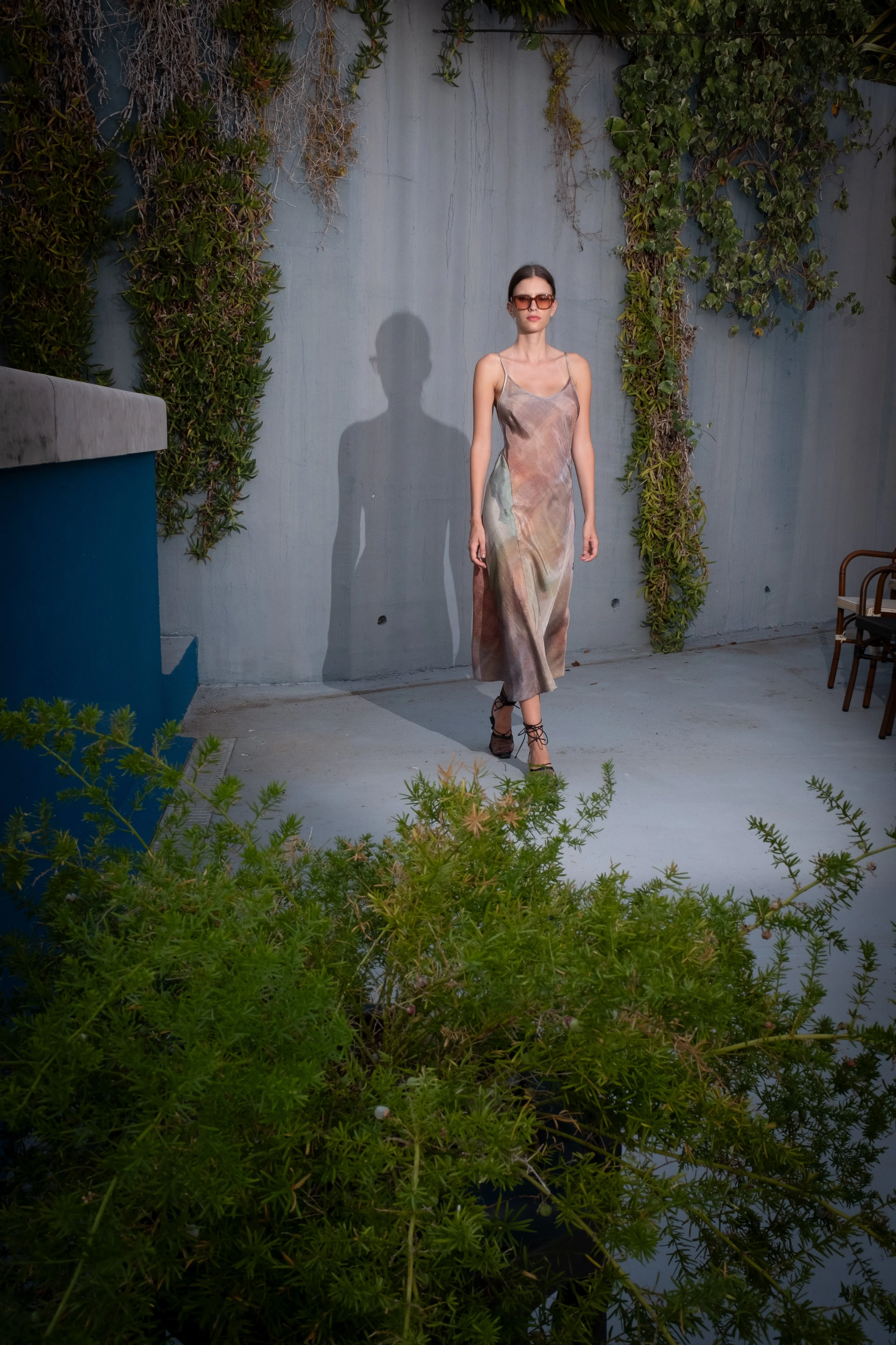 Noir Slip Dress - Naiad