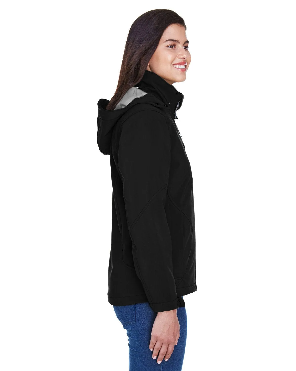 North End Glacier Ladies Insulated Soft Shell Jacket With Detachable Hood