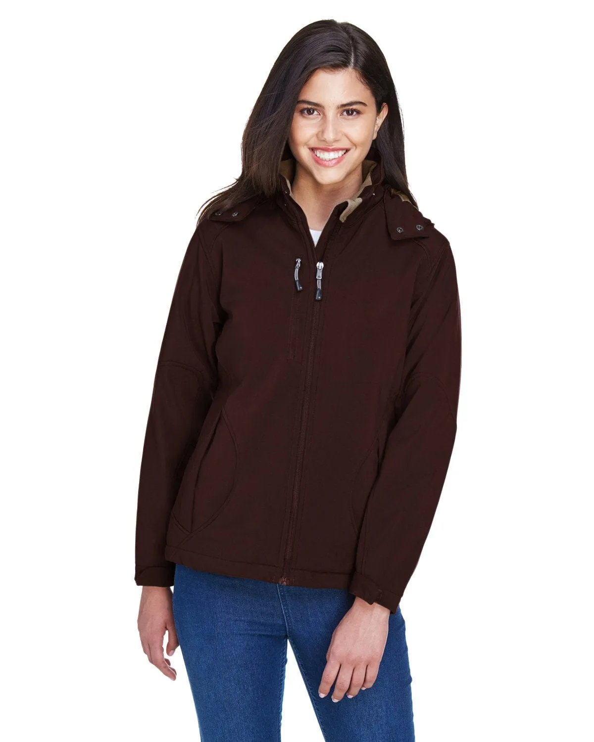 North End Glacier Ladies Insulated Soft Shell Jacket With Detachable Hood