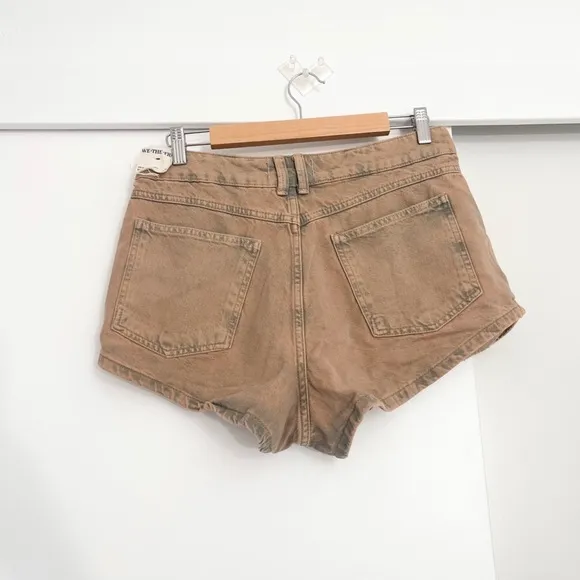 NWOT Free People Prince Street Denim Micro Shorts Size 30