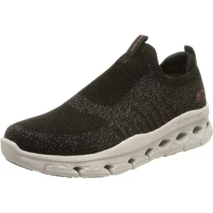 NWT Skechers Men's Glide-Step Flex Sneaker, Black Knit Trim, Size 10