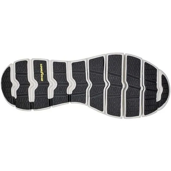 NWT Skechers Men's Glide-Step Flex Sneaker, Black Knit Trim, Size 10