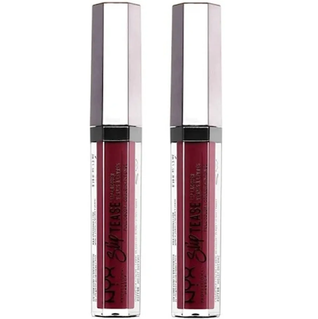 Pack of 2 NYX Slip Tease Full Color Lip Lacquer, Spiced Spell STLL17
