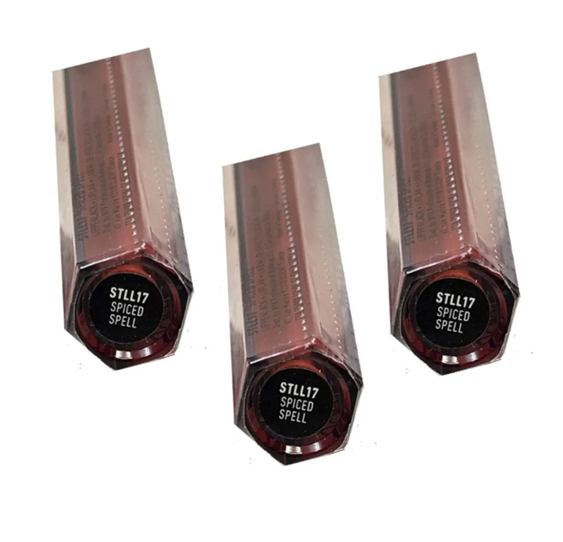 Pack of 3 NYX Slip Tease Full Color Lip Lacquer, Spiced Spell STLL17