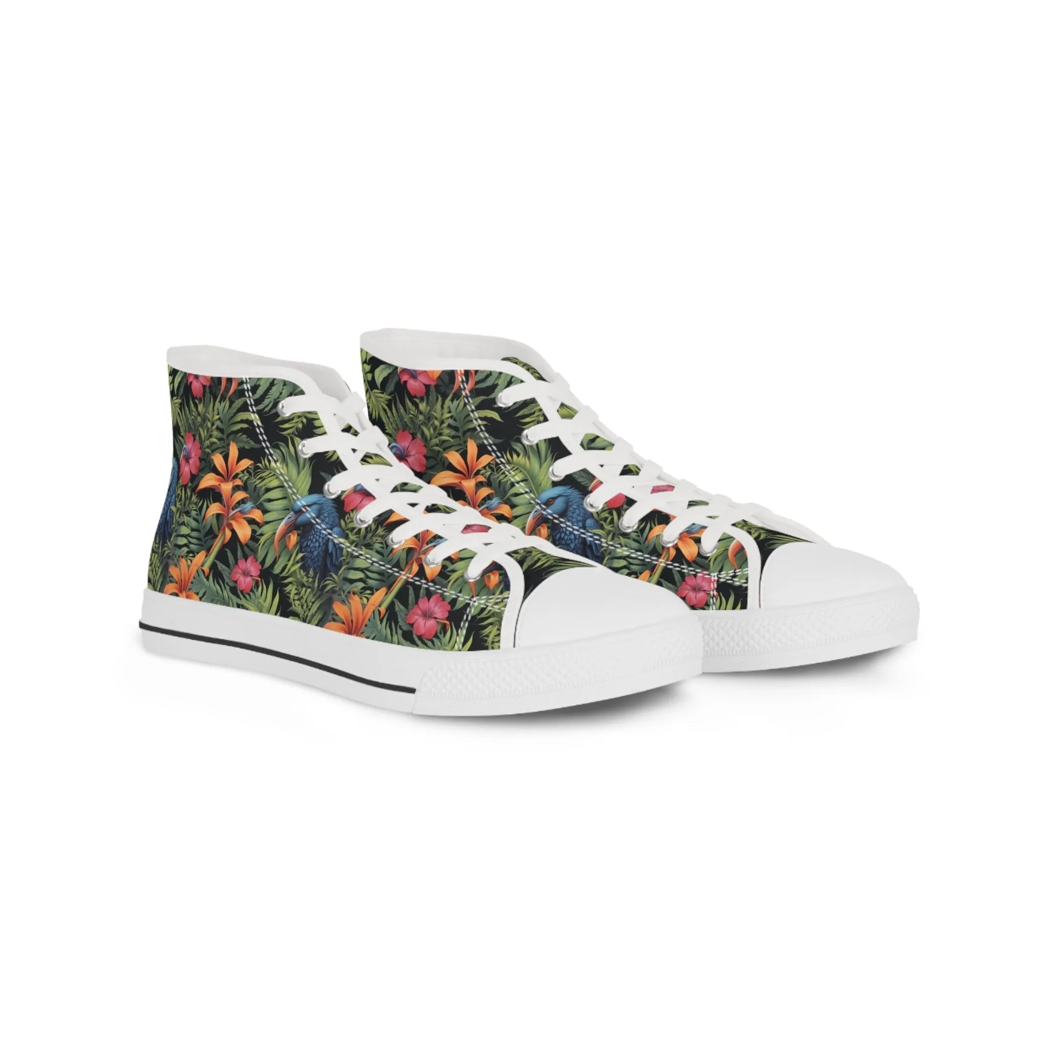 Parrot Men's High Top Sneakers