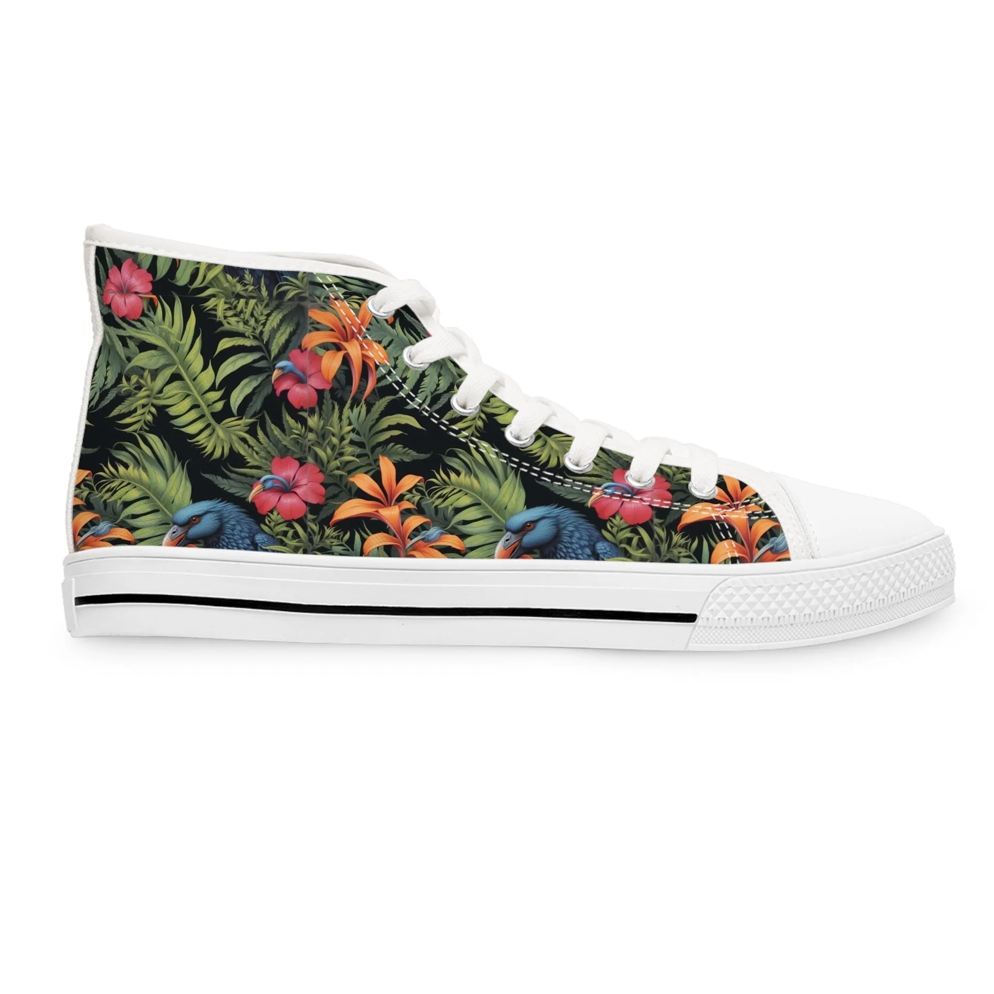 Parrot Women's High Top Sneakers