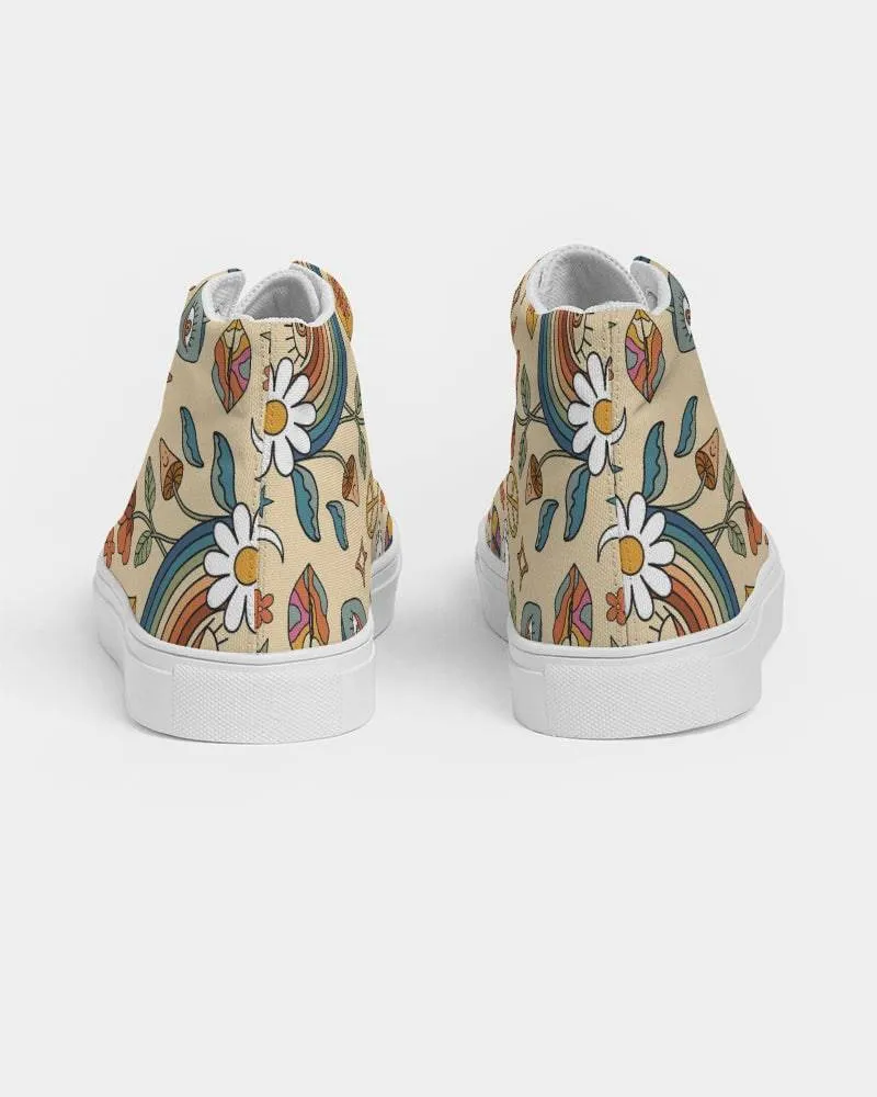 Peace And Love Women's High Top Shoes