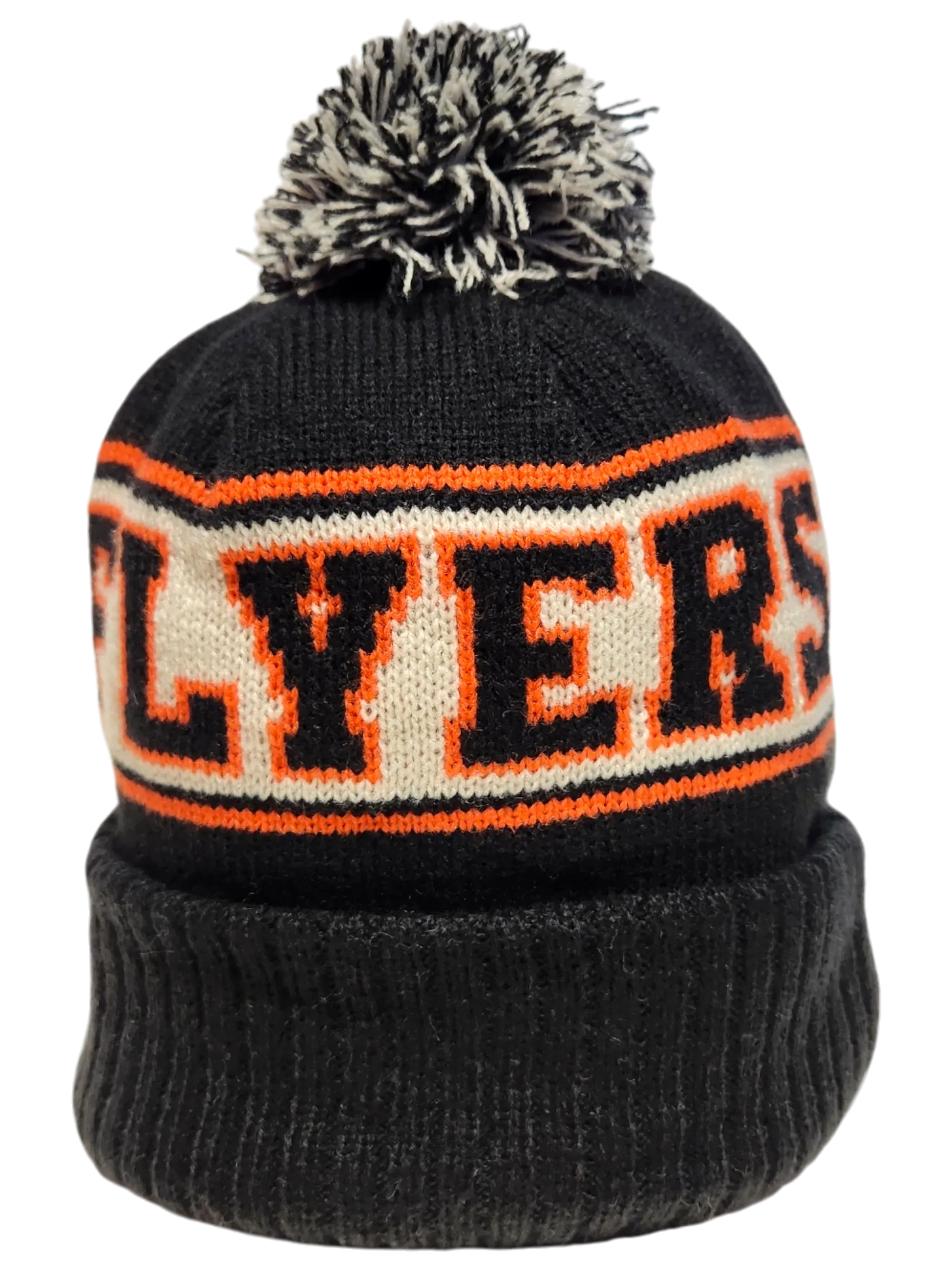 Philadelphia Flyers Retro Knit Fleece Lined Pom Toque