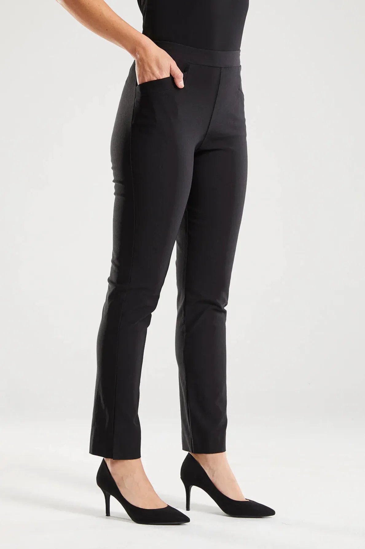 Philosophy Leonie Inner Warmth Bengaline Pocket Pants in Navy