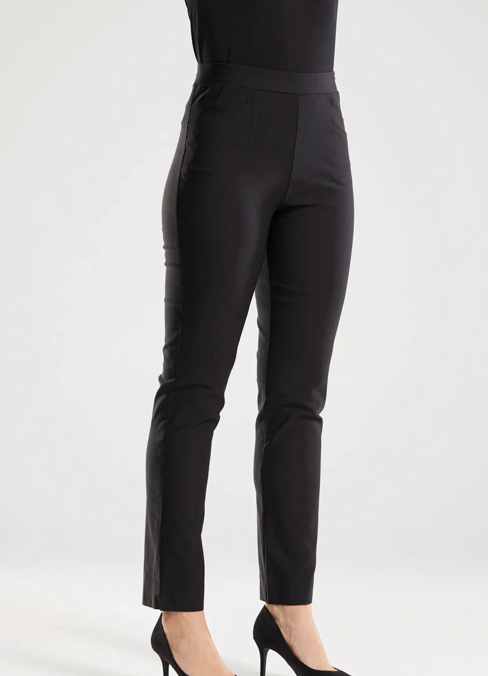 Philosophy Leonie Inner Warmth Bengaline Pocket Pants in Navy