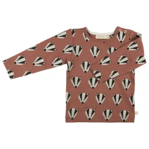 Pigeon Organics Fleece-lined Top Badger - Mocha