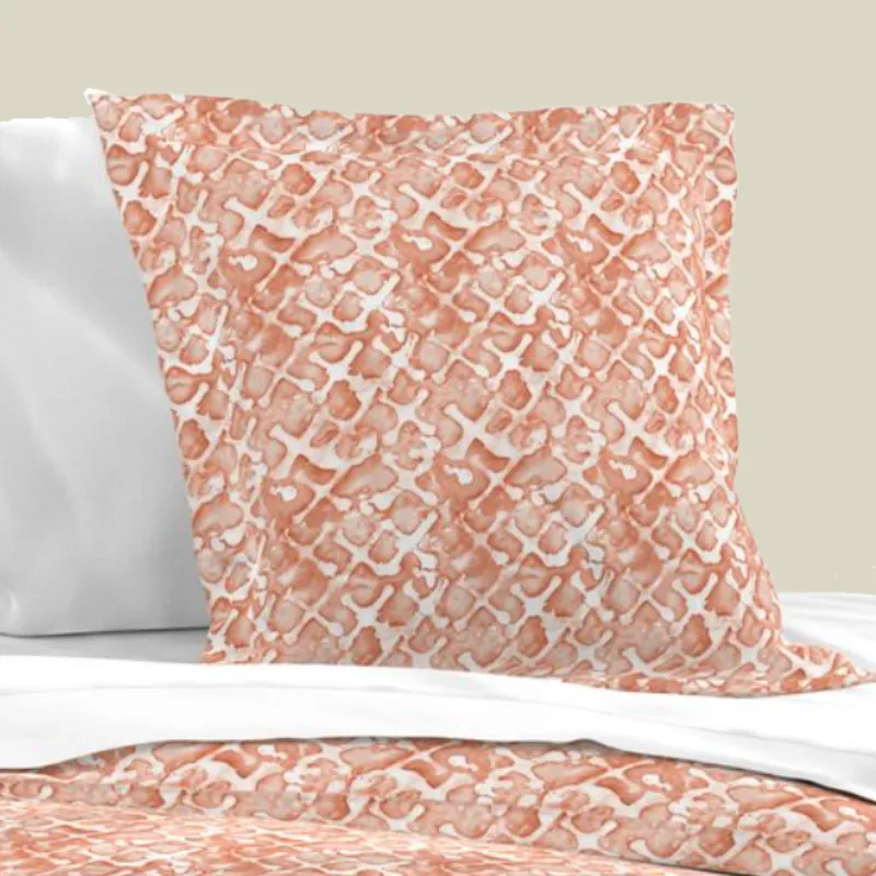 Pillow Sham <br/> Ceplok, Cinnamon