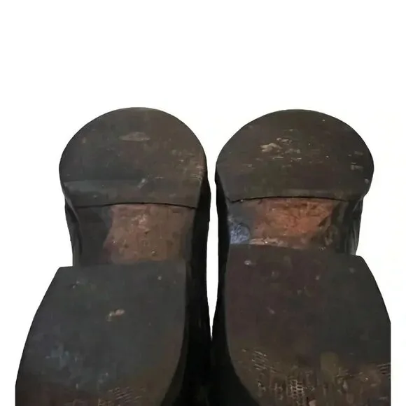 Pistolero Mens Ostrich Black Cowboy‎ Western Boots Men's Size 7.5