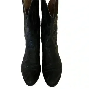 Pistolero Mens Ostrich Black Cowboy‎ Western Boots Men's Size 7.5