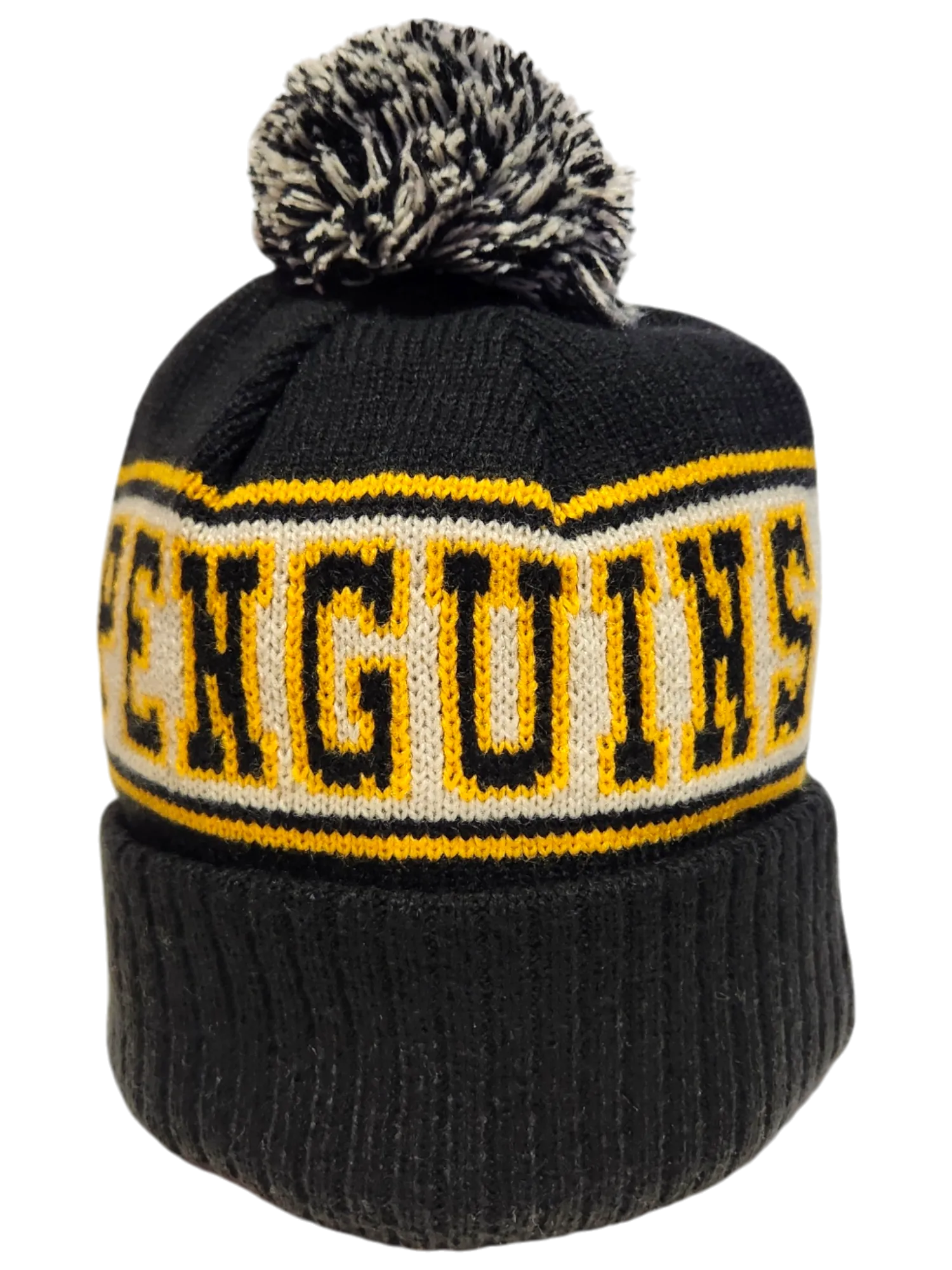 Pittsburgh Penguins Retro Knit Fleece Lined Pom Toque