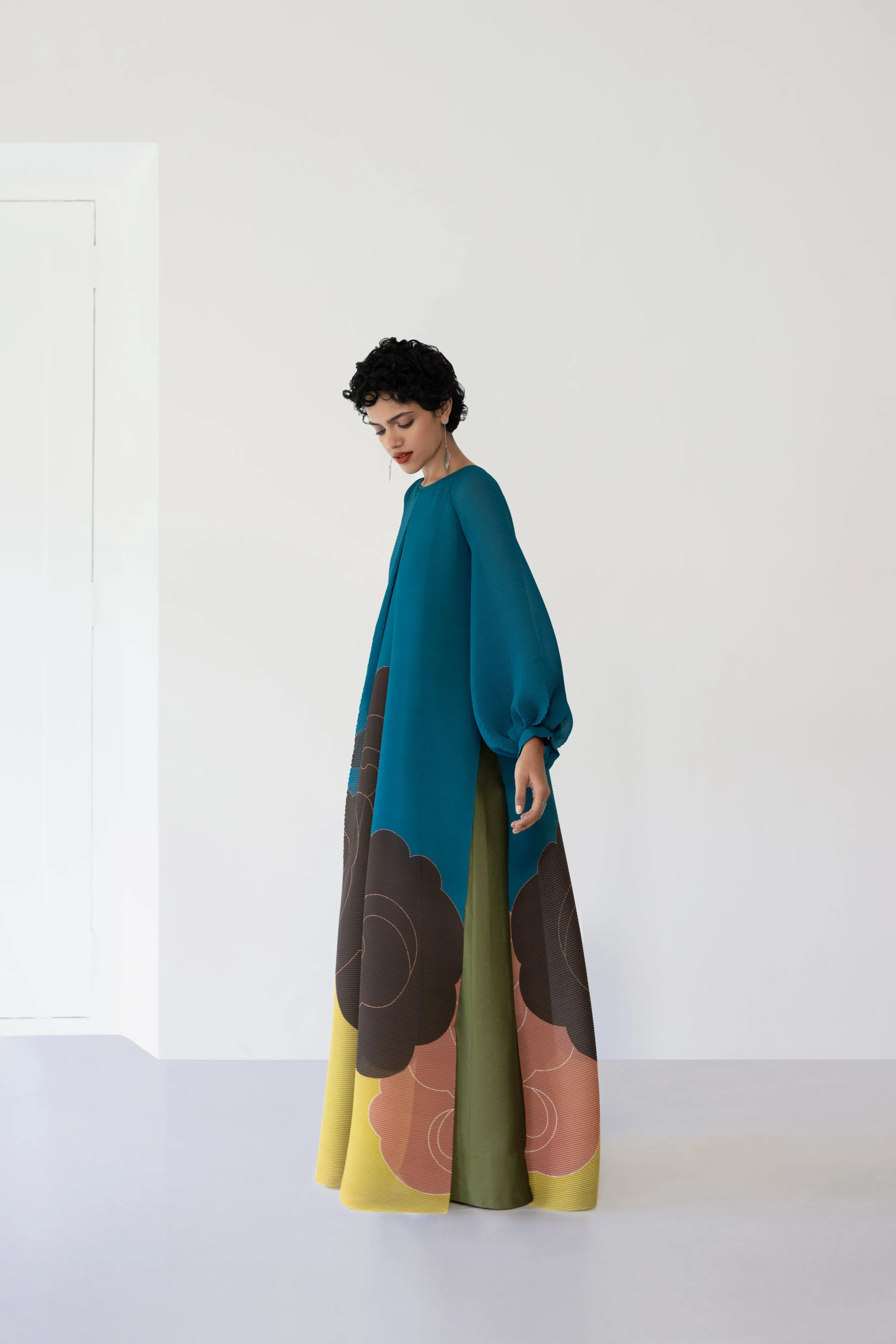 Pleated Maxi