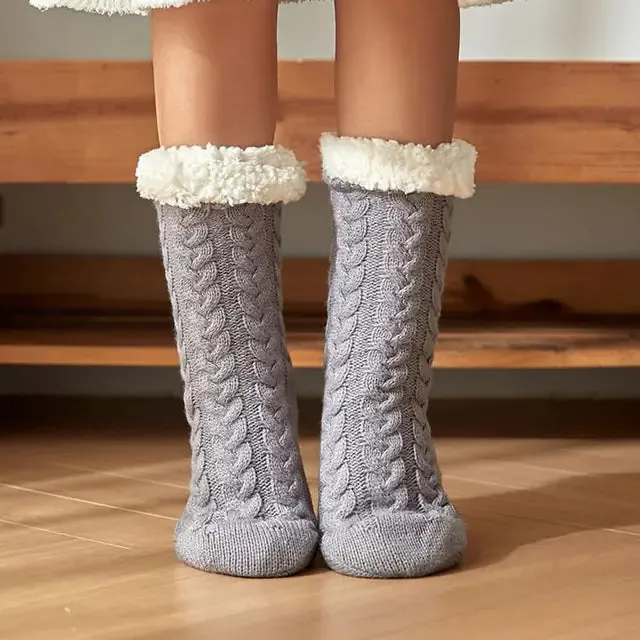 Plush Fleece Lined Winter Socks