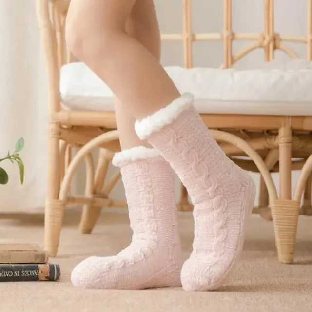 Plush Fleece Lined Winter Socks