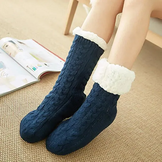 Plush Fleece Lined Winter Socks