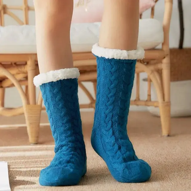 Plush Fleece Lined Winter Socks