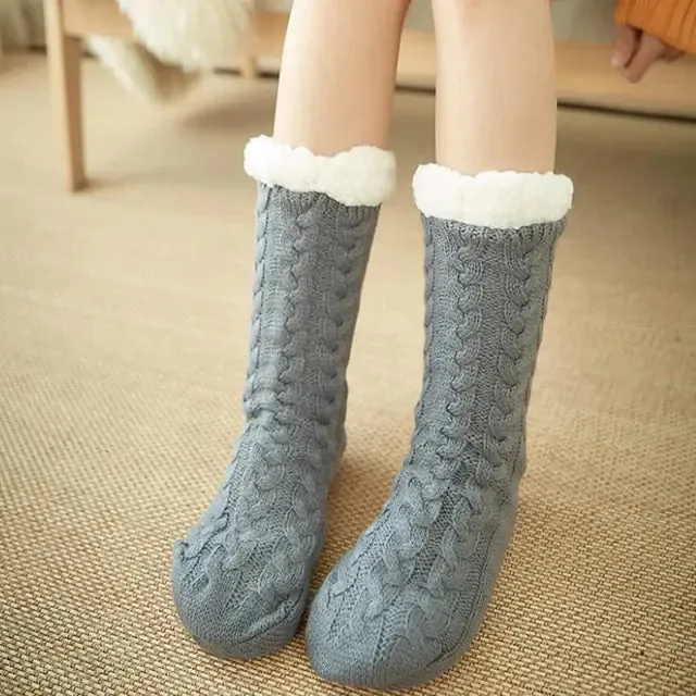 Plush Fleece Lined Winter Socks