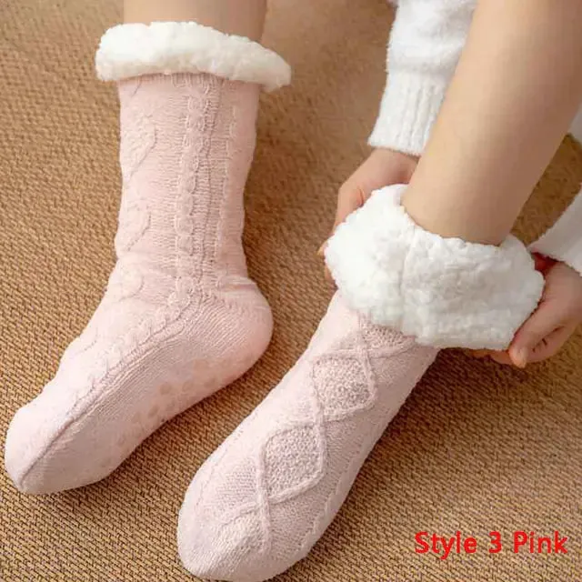 Plush Fleece Lined Winter Socks