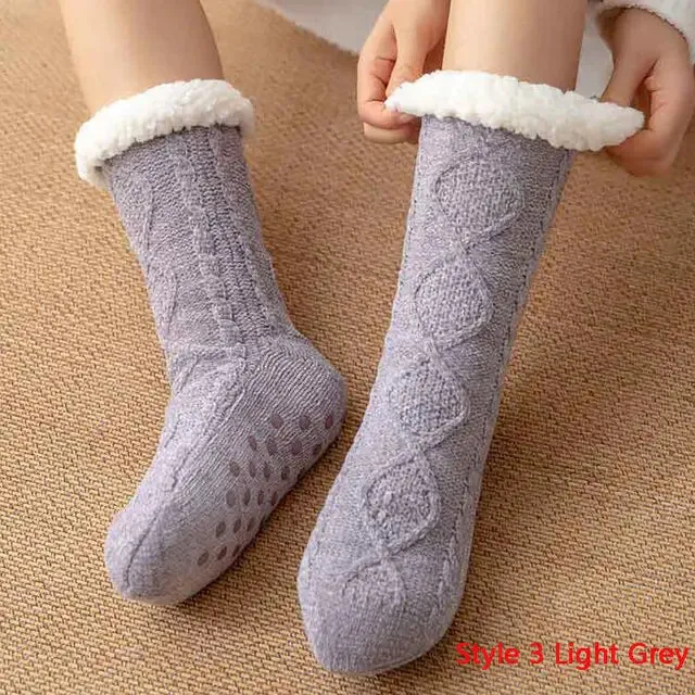 Plush Fleece Lined Winter Socks
