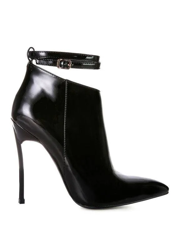 POTION - Pointed Toe High Heeled Ankle Boots for women