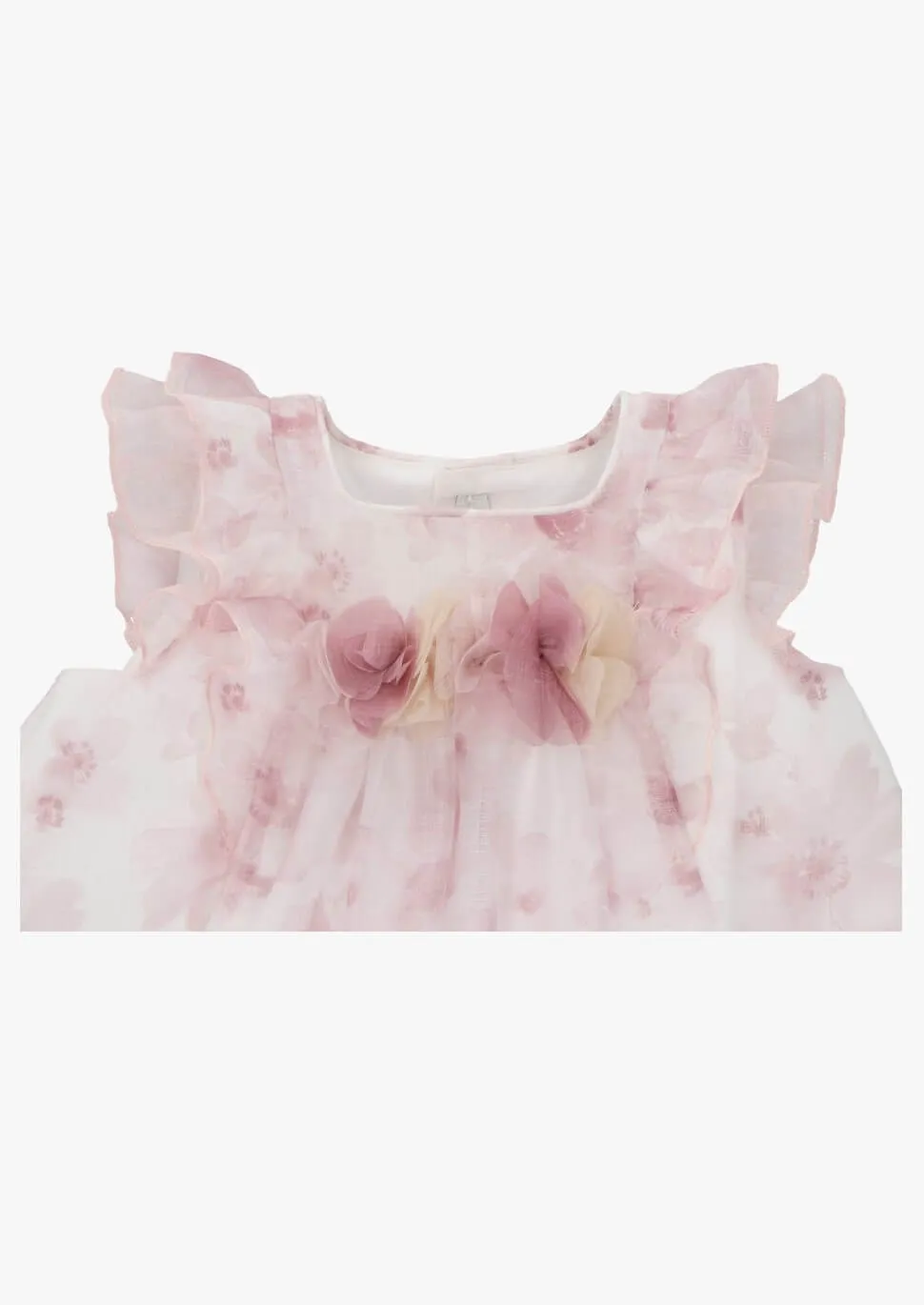 Powder Pink Rose Dress & Bloomers