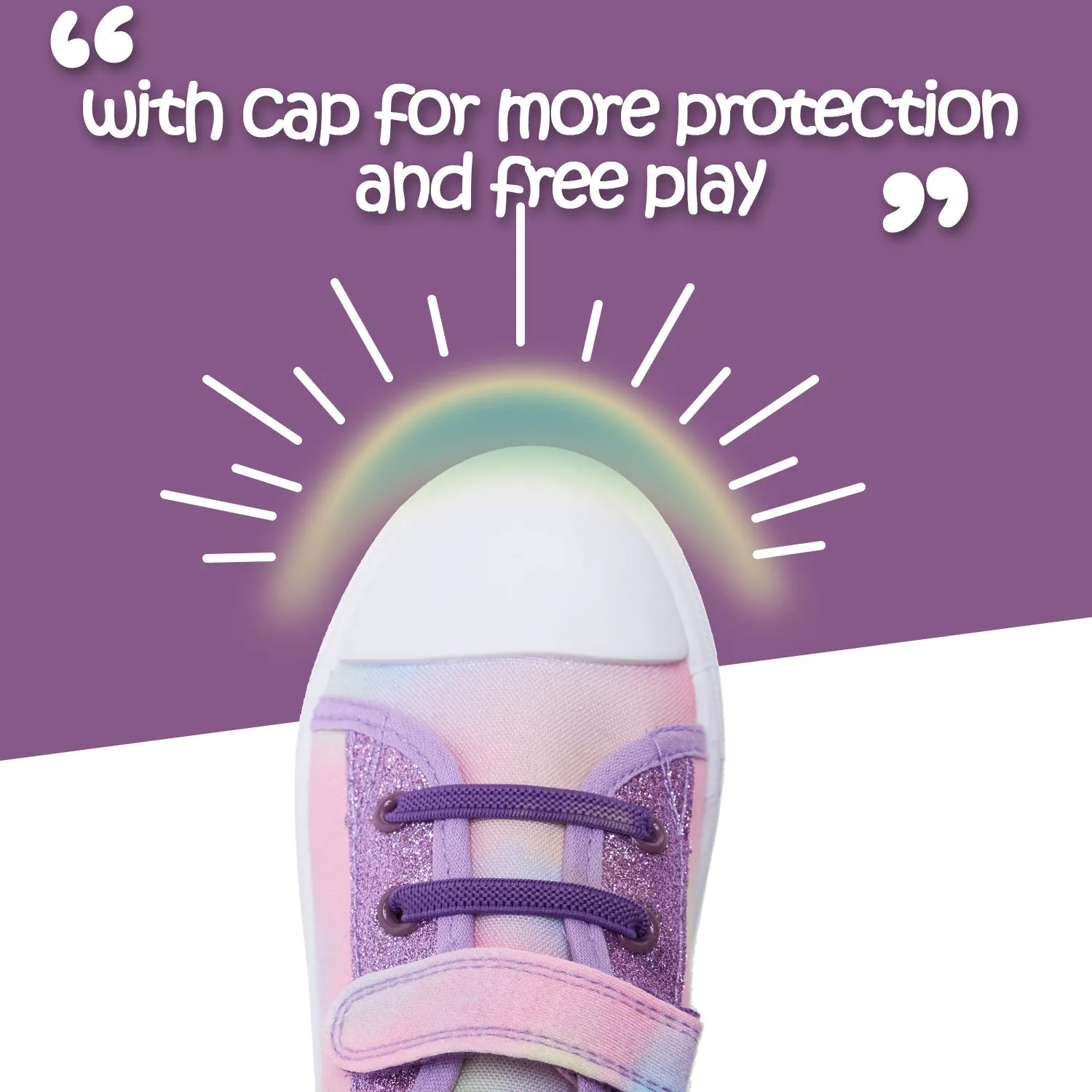 Primary Pink Lace-Up and Velcro Sneakers