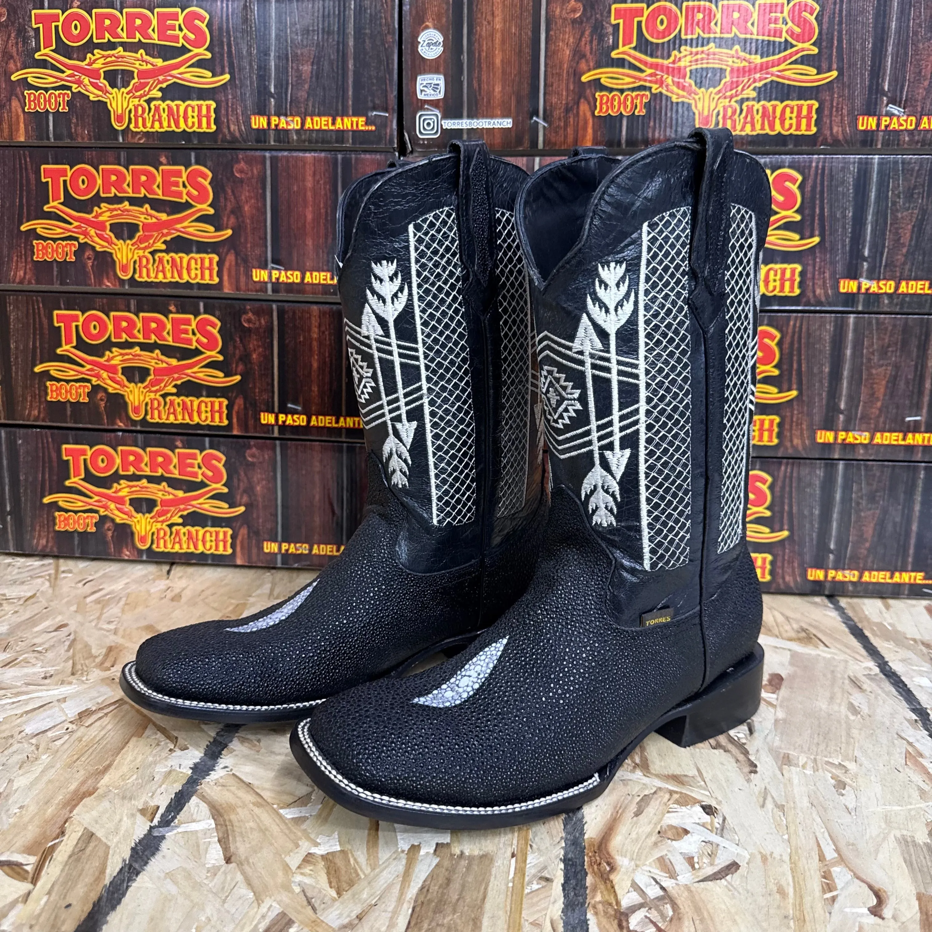 Print Black Stingray Boot