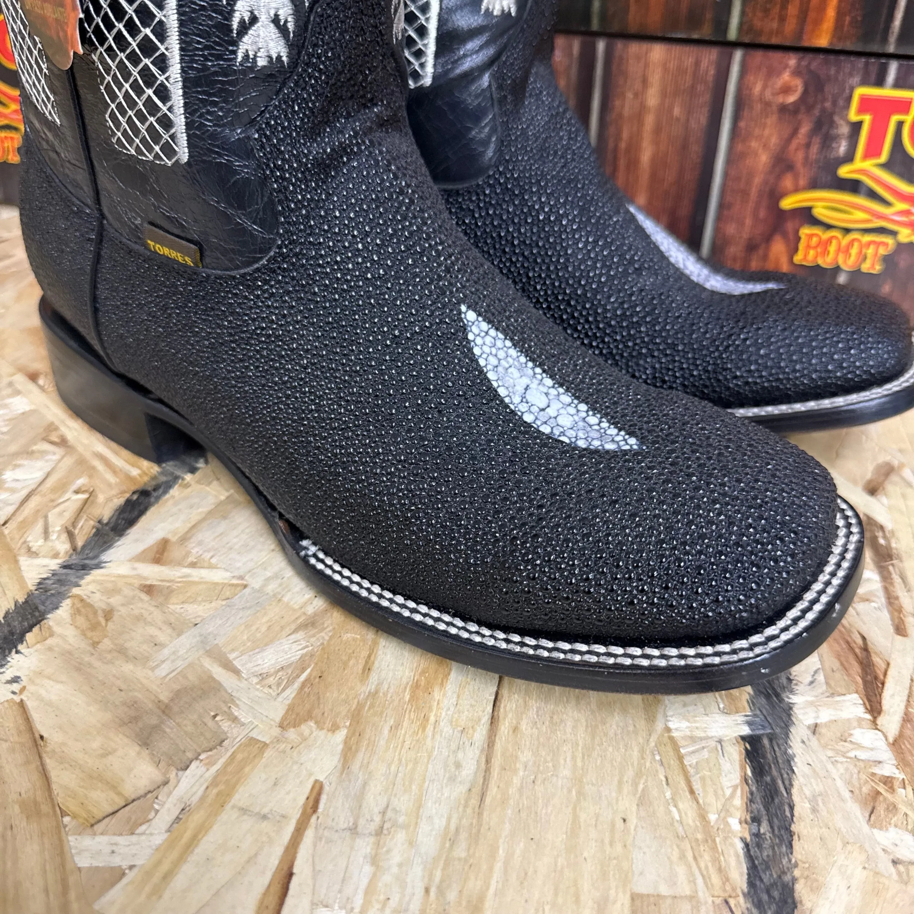 Print Black Stingray Boot