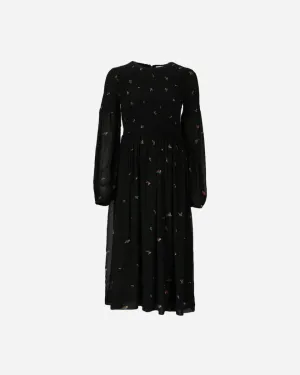 Printed Georgette - Black