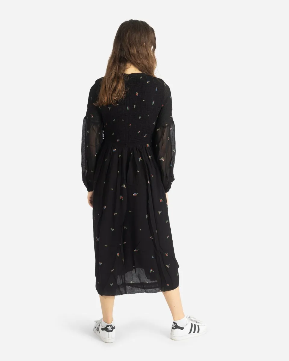 Printed Georgette - Black