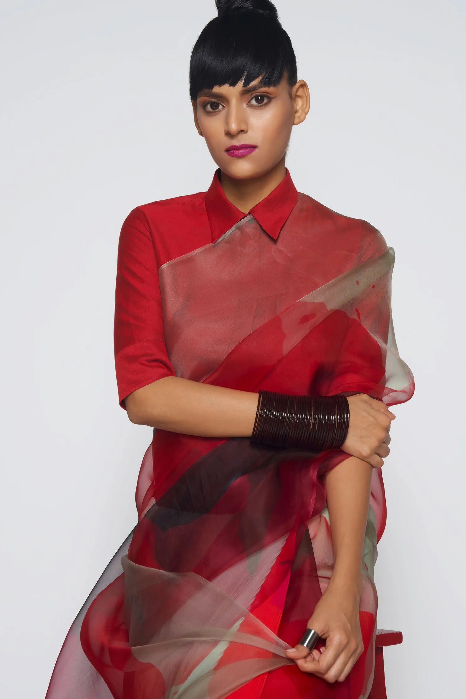 Printed Sari