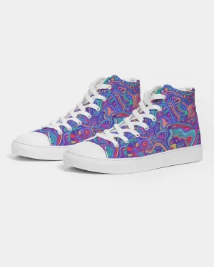 Psychedelic Aurora Women's High Top Shoes