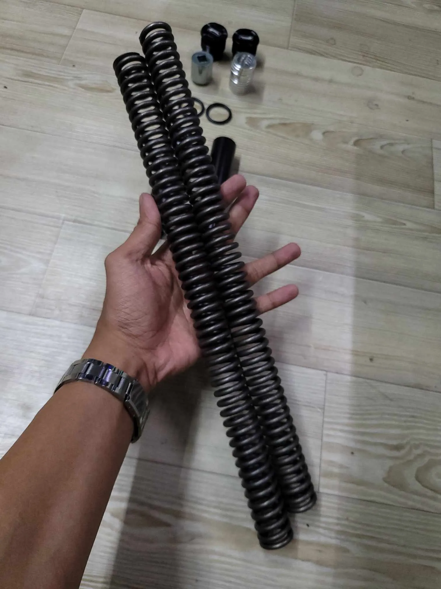 RACE POWER FRONT SHOCK SPRING FOR XMAX