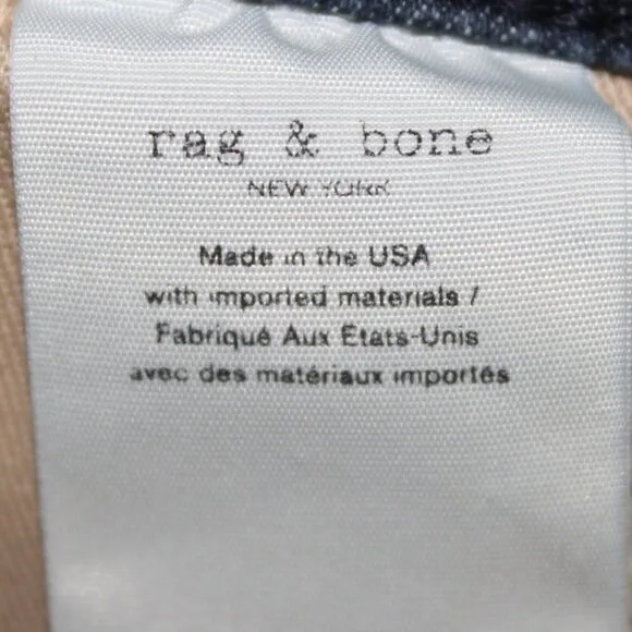 Rag&amp;Bones Nina High Waist Ankle Skinny Jeans (720)