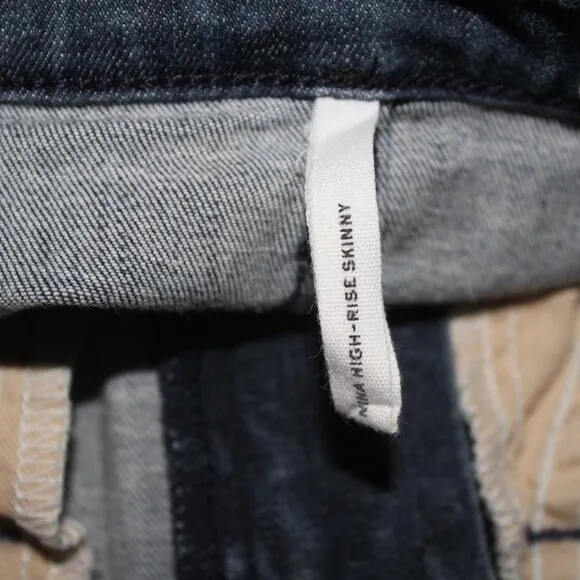 Rag&amp;Bones Nina High Waist Ankle Skinny Jeans (720)