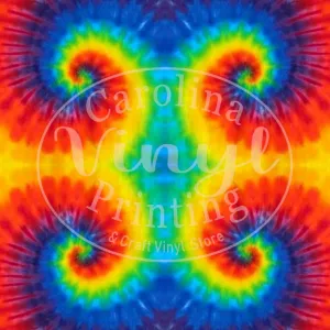 Rainbow Tie Dye - Printed Vinyl