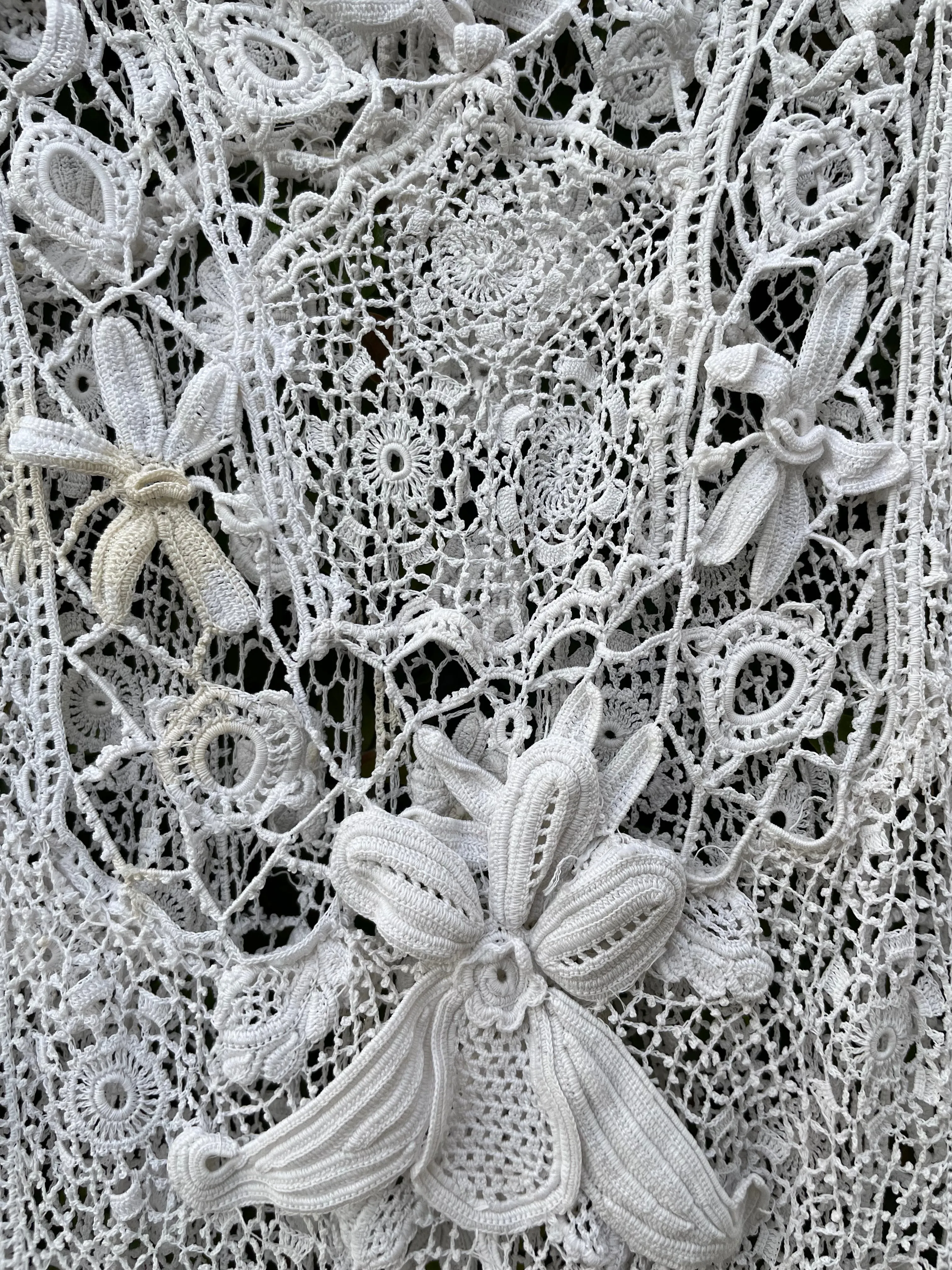 Rare Titanic Era Irish Lace Gown