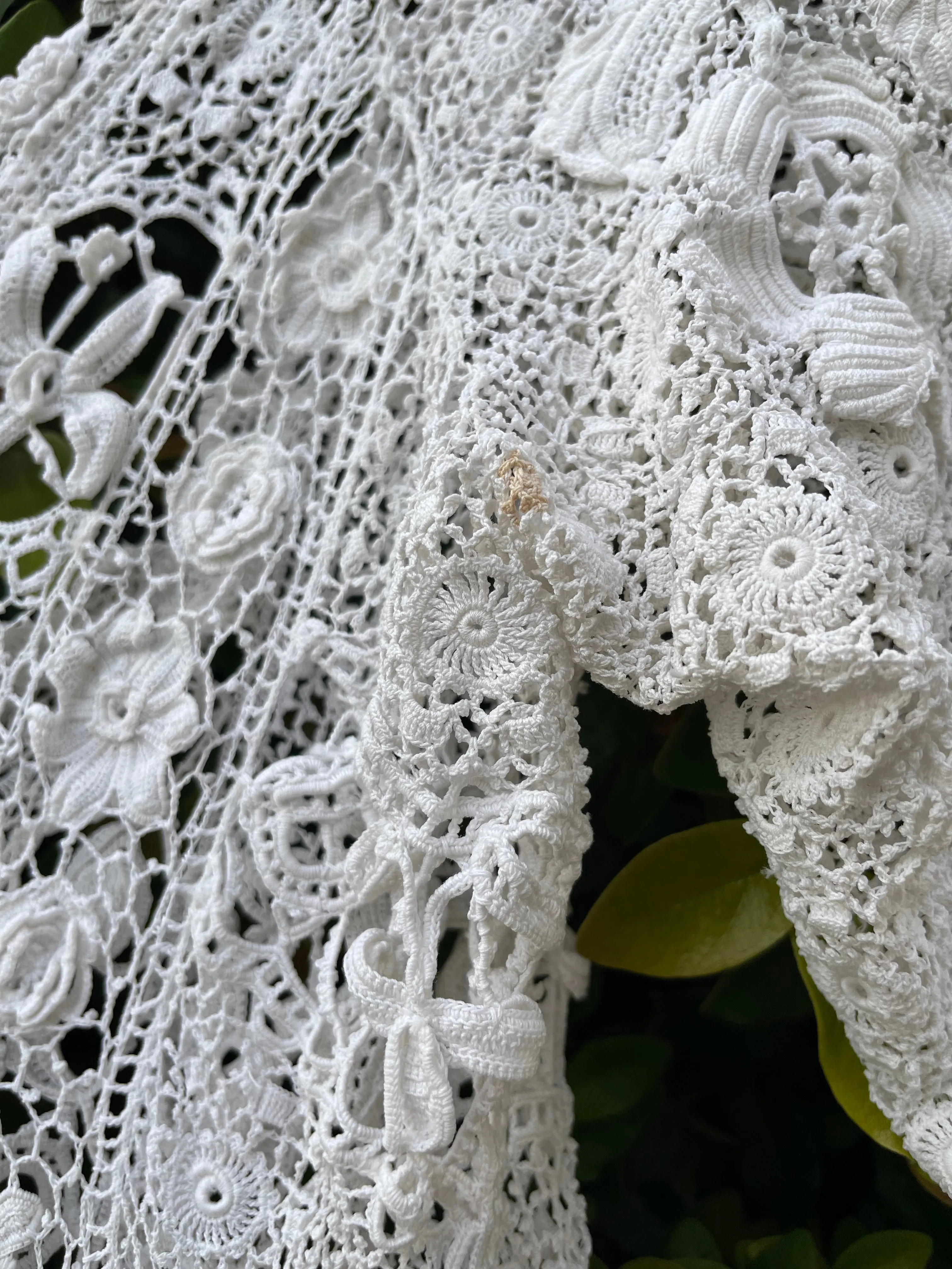 Rare Titanic Era Irish Lace Gown