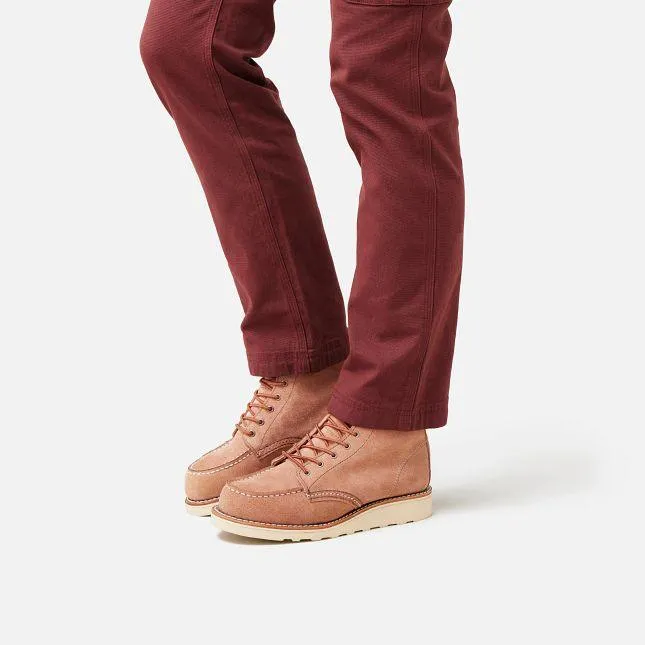 Red Wing Heritage 6 Inch Women's Short Boot Classic Moc #3319 //Dusty Rose Abilene