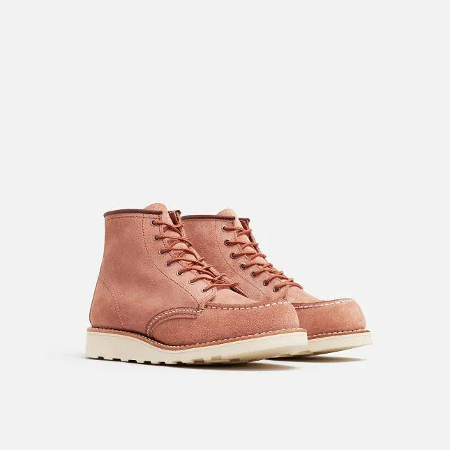 Red Wing Heritage 6 Inch Women's Short Boot Classic Moc #3319 //Dusty Rose Abilene
