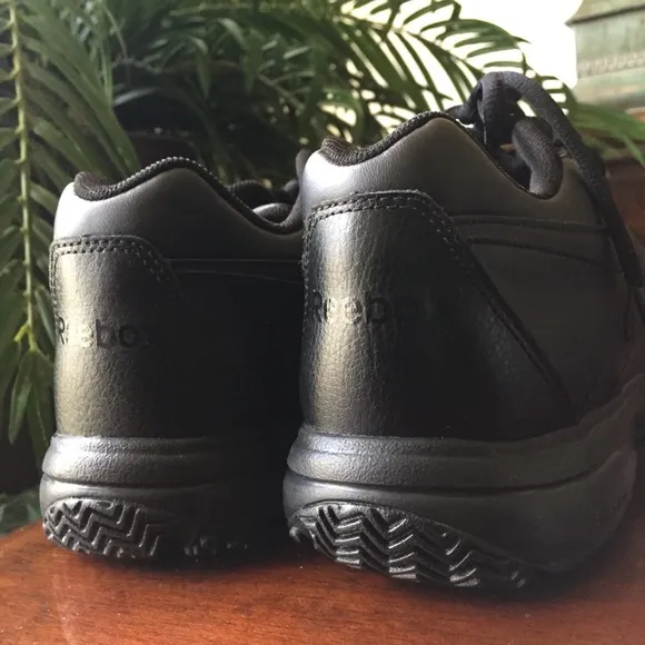 Reebok Slip Resistant Black Sneakers (8.5 Wide D)
