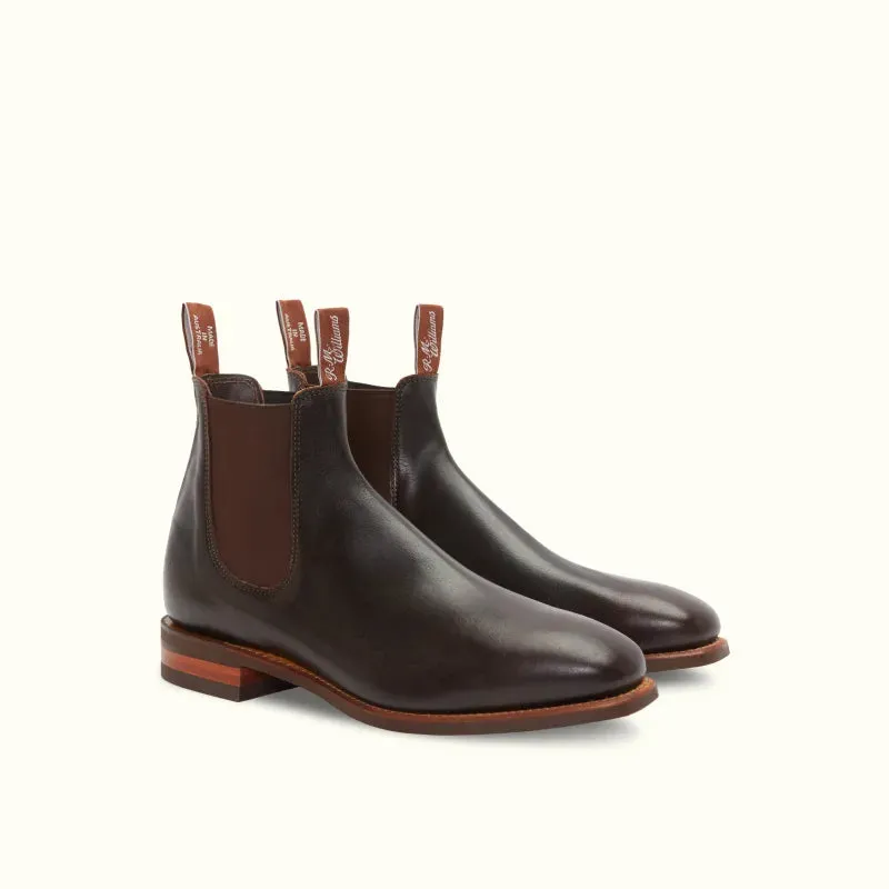 R.M.Williams - Comfort Craftsman - Raw Edge - Pull Up Leather - Chocolate - H Fit