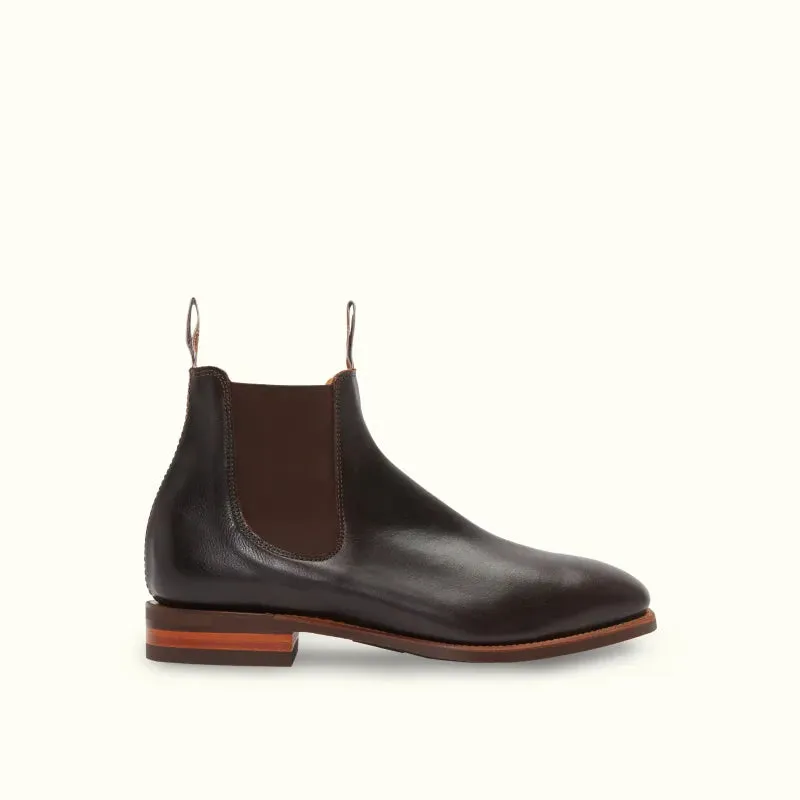 R.M.Williams - Comfort Craftsman - Raw Edge - Pull Up Leather - Chocolate - H Fit
