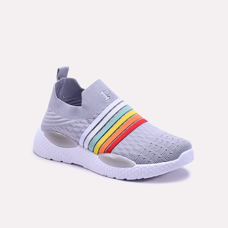 Saphira Gray Slip On Sneakers 0440757