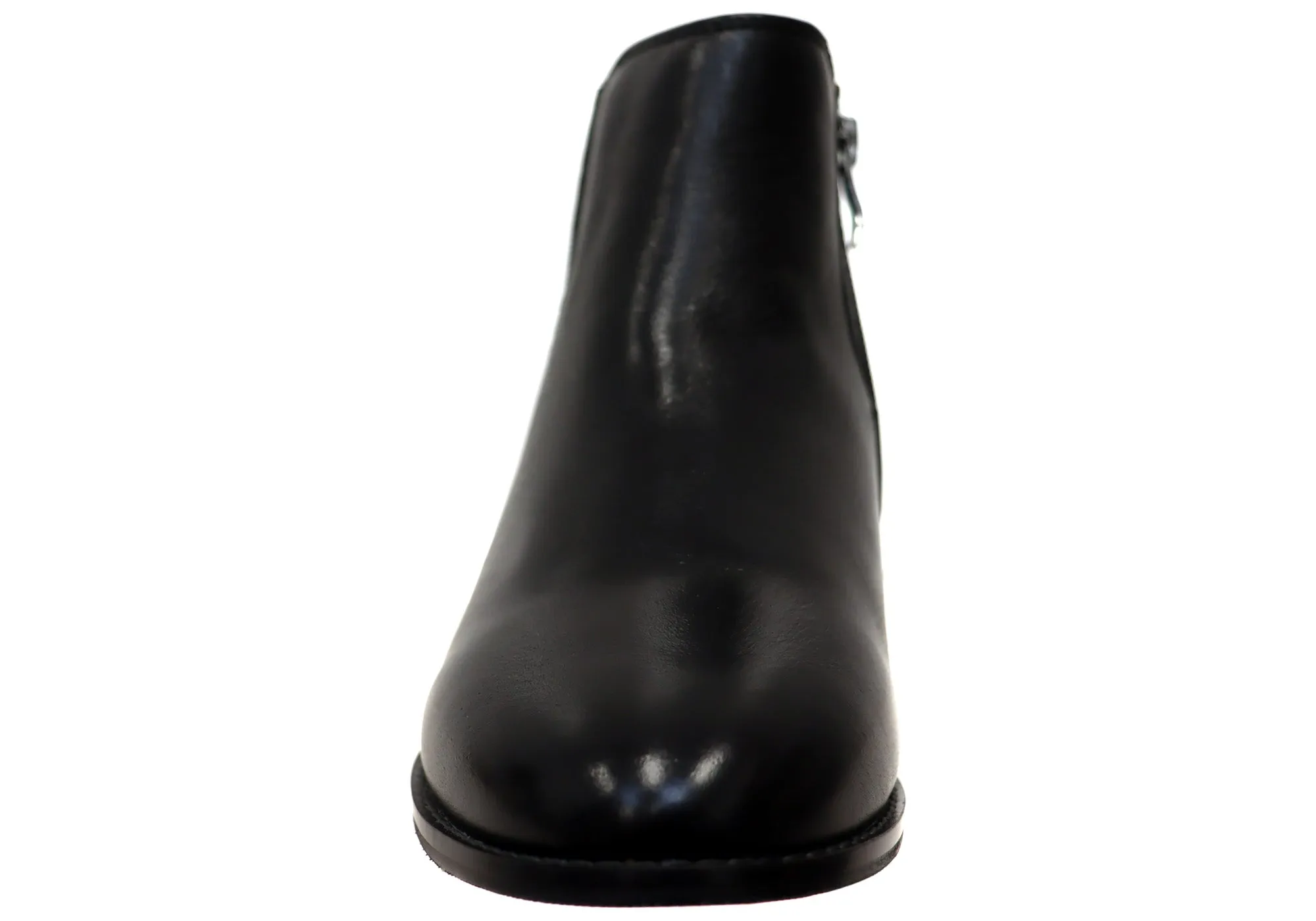 Scholl Orthaheel Trinity Womens Comfort Supportive Leather Ankle Boots